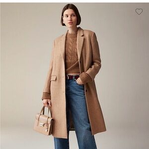 J. Crew Camel Topcoat